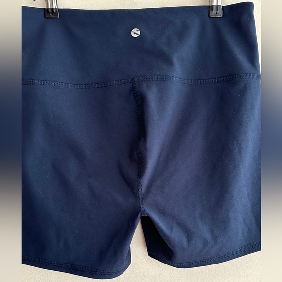 RBX Navy Blue Spandex Bike Shorts, 4” Inseam Workout Shorts, Size Large - Picture 11 of 15